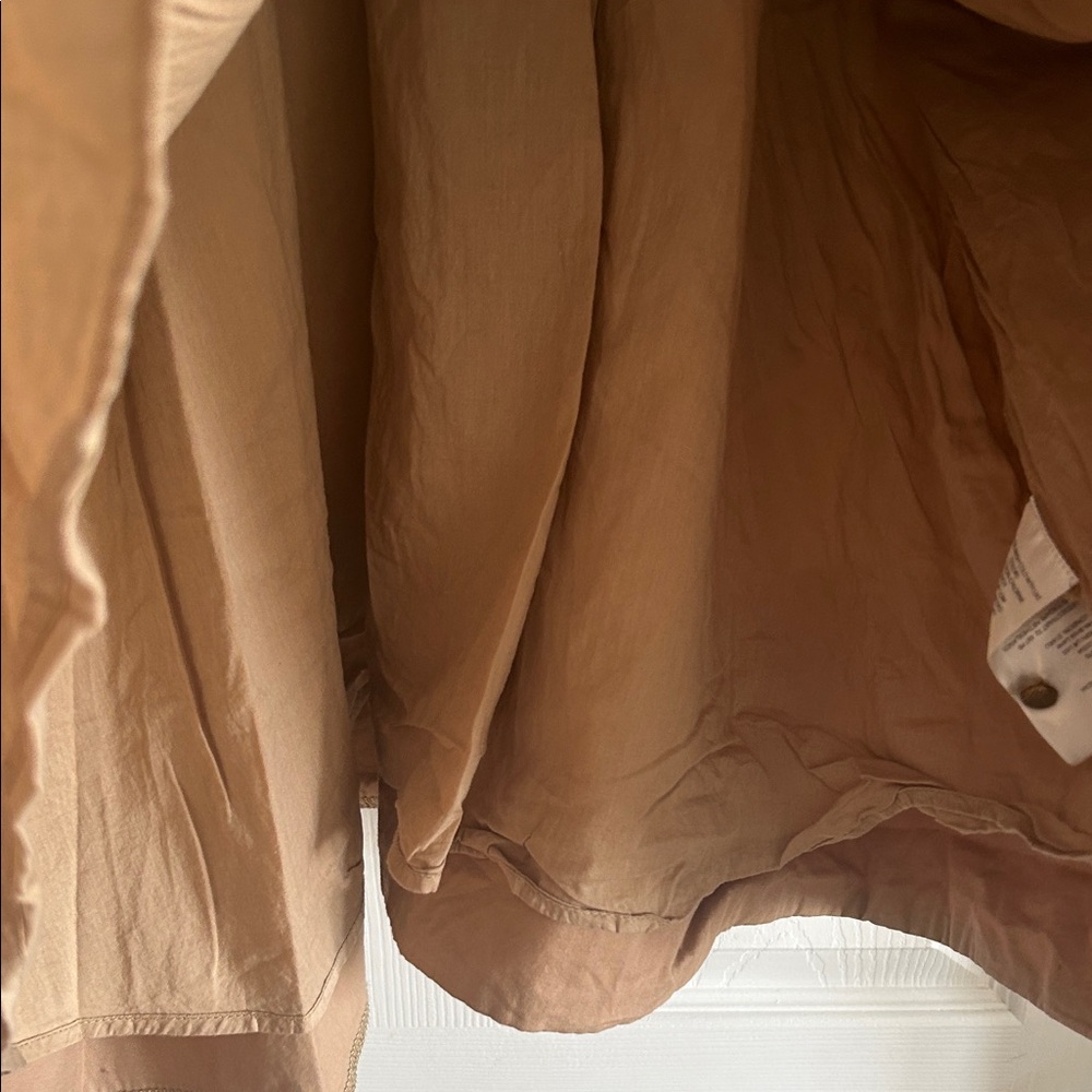 Anthropologie Beige Mini Dress with Bow Collar - Picture 10 of 13